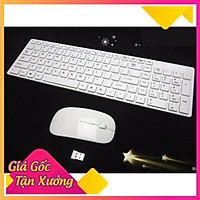 Bộ Bàn Phím Và Chuột Không Dây Lớn Siêu Mỏng Có Phím Số TP'S