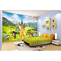 tranh dán tường 3D phòng trẻ em 120x80cm
