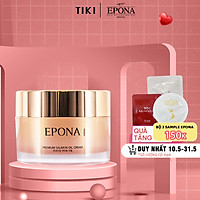 Kem Dưỡng Trắng - Phục Hồi Da Hư Tổn Chiết Xuất Dầu Cá Hồi Epona Premium Salmon Cream 50ml