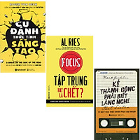 Combo Sách Tư Duy – Kỹ Năng Làm Việc : Cú Đánh Thức Tỉnh Trí Sáng Tạo + Tập Trung Hay Là