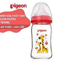 Bình Sữa Thuỷ Tinh Plus Pigeon 160ml (SS)
