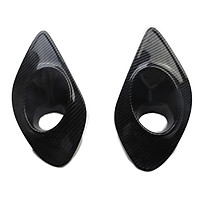 1 Pair Of Front Fog Lamp Cover Carbon Fiber Pattern Decorative Cover For Dodge Charger 16-20
