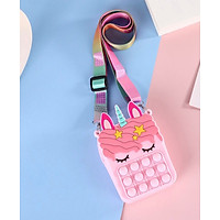 Túi ví Pop It Dễ Thương, Túi Trang Điểm hình unicorn siêu xinh