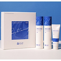 Bộ Dưỡng Trắng Cấp Ẩm Tinh Chất Tổ Yến Cao Cấp SNP Birds Nest Brightening Special Set