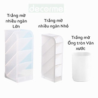 Ống bút đa năng nhiều ngăn BW kệ đựng bút phụ kiện văn phòng phẩm DECORME