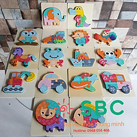 Được chọn hình - Ghép hình gỗ xếp hình 3d siêu đẹp -Đồ chơi gỗ