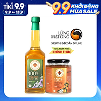 Combo Mật ong rừng Hoa Miền Núi - 100% mật ong chín Honimore 990g