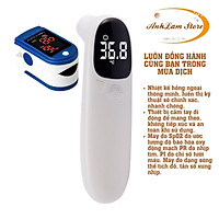 Nhiệt kế đo nhiệt đô cơ thể không tiếp xúc và máy đo nhịp tim, nồng độ oxy trong máu ( sản phẩm thiết yếu mùa dịch )