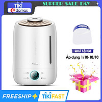Máy Tạo Độ Ẩm Không Khí 5L Công Suất Lớn Êm Thơm Siêu Âm Sương Mù. Màn Hình LED Cảm Ứng Khuếch Tán Tinh Dầu - Hàng Chính Hãng