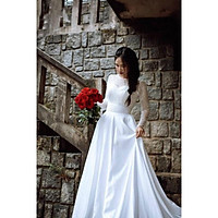 Đầm maxi dự tiệc mặc cưới sang trọng TRIPBLE T DRESS - size M/L (kèm ảnh/video thật) MS307V