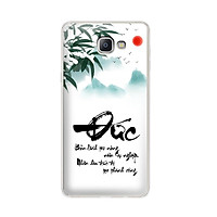 Ốp lưng dẻo cho điện thoại Samsung Galaxy A9/ A9 Pro - 01034 7932 DUC01 - in chữ thư pháp Đức - Hàng Chính Hãng