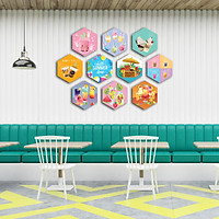 Tranh Trang Trí Dán Tường Dễ Thương Độc Lạ Làm Đẹp Cho Quán Trà Sữa, Cafe Bằng Formex 5m Decal Vải - Phụ Kiện Decor Cho Quán Kem, Ăn Vặt, Sinh Tố, Sữa Chua - Phù Hợp Cả Với Không Gian Ngồi Bệt, Bình Dân, Nhỏ Hẹp, Vỉa Hè, Ngoài Trời