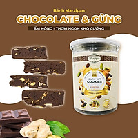 Bánh ăn kiêng Marzipan không đường hỗn hợp hạt dinh dưỡng VỊ RAU CỦ QUẢ TƯƠI Việt Nam - Biscotti Cao cấp