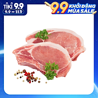 Cốt lết heo có xương cắt lát - 1 Kg