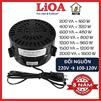 Biến áp đổi nguồn LIOA 220V sang 100V 110V 120V (200VA, 400VA, 600VA, 1000VA, 1200VA, 1500VA, 2000VA)