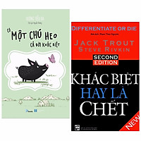 Combo 2 Cuốn Sách Kỹ  Năng Sống Tâm Đắc : Có Một Chú Heo Cả Đời Khác Biệt + Khác Biệt Hay