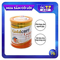 Sữa bột Goldcare Gain dinh dưỡng cho người gầy lon 900g