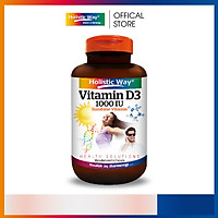 Viên Uống Bổ Sung Vitamin D3 Tăng Cường Phát Triển Xương Và Chiều Cao Holistic Way (100 Viên)