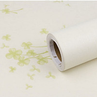 Cuộn 5m Decal Giấy Dán Tường Hoa ba cánh xanh (5m dài x 0.45m rộng)