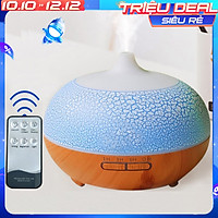 Máy Xông Tinh Dầu Vân Gỗ Cao Cấp Dung Tích 500ML Chuyên Dụng Cho Phòng Lớn