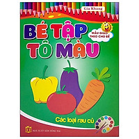 Bé Tập Tô Màu Mẫu Giáo Theo Chủ Đề - Các Loại Rau Củ