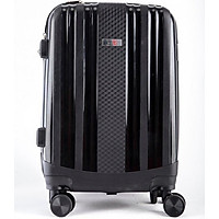 Vali kéo du lịch 837 nhựa PP siêu bền - Đen