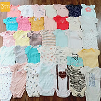 Bodysuit cộc tay ,body chip cho bé hàng xuất dư size từ 0M-36M
