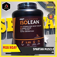 Combo Sữa Tăng Cơ RSP ISOLean Hydrolyzed Whey Protein Isolate - 73 Liều dùng, Vị Chocolate, 2.23kg & Tặng kèm Bình nước 600ml