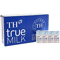 Thùng sữa tươi tiệt trùng Có đường TH True Milk 180mlx48