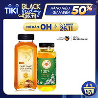 Combo Mật ong rừng sữa ong chúa Honimore 500g và mật ong rừng nguyên chất Honimore 360g - Giúp đẹp da, tăng cường sức đề kháng