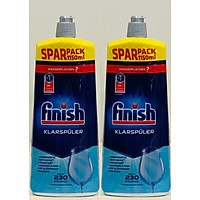 Combo 2 chai nước làm bóng finish 1150ml dùng cho máy rửa bát chén