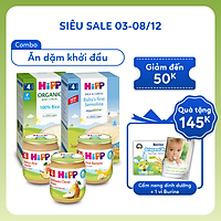 Combo ăn dặm HiPP Organic số 1: Ăn dặm khởi đầu