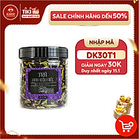 Trà Hoa Đậu Biếc Sấy Khô Nguyên Bông DK Harvest - được coi là thần dược rất tốt để ngăn ngừa vết nhăn và các dấu hiệu lão hóa da của tuổi tác.