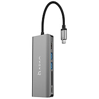 Cổng Chuyển Adam Elements 6 in 1 USB-C CASA PD 100W - Hàng Chính Hãng