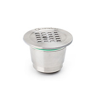 Stainless Steel Fillable Coffee Capsules Reusable Coffee Capsule Cup Filter Compatible with All Series of Nespresso