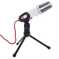 Micro ngưng tụ chuyên nghiệp cho máy tính xách tay Skype Hát bài phát biểu Cuộc họp máy tính để bàn Micrô 3,5mm