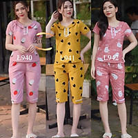 Quần áo nữ, đồ bộ nữ, đồ bộ mặc nhà, bộ quần áo nữ mặc nhà đẹp và rẻ chất kate thái