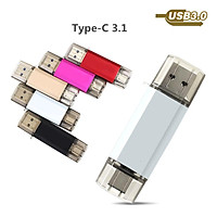 High Speed Type C USB3.1 U Disk L17- Aluminum Alloy Shell USB Flash Drive
