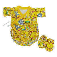 Bộ Bodysuit Yukata Cho Bé Hình QOOBEE Mihababy - YU_KUBI