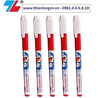Combo 5 cây bút gel 0.5mm Thiên Long Doraemon GEL-012/DO mực đỏ