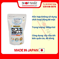 Bột baking soda Sesuki 500g (tẩy trắng) Rocket nội địa Nhật Bản