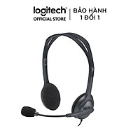 Tai Nghe Chụp Tai Logitech H111 - Hàng Chính Hãng