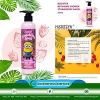 Sữa Tắm Trắng Da Hương Dâu Tây ( MADELYN MINIONS BOOSTER BATH AND SHOWER STRAWBERRY ANGEL) 240ml