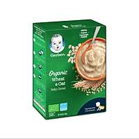 Bột ăn dặm Gerber Organic lúa mì yến mạch hộp giấy 200g - 72159