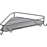 Metal Autohesion Bathroom Kitchen Storage Rack Organizer Shower Shelf