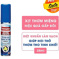 Xịt thơm miệng Dentiplus KHÔNG CỒN hiệu quả gấp đôi .