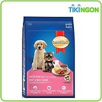Đồ Ăn Cho Chó Con SmartHeart Hương Vị Thịt Bò Và Sữa (500g)