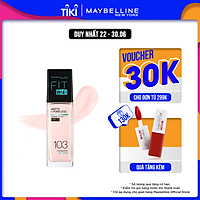 Kem Nền Mịn Nhẹ Kiềm Dầu Fit Me Maybelline New York Matte Poreless Foundation 30ml