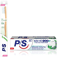 Combo Bàn chải P/S Tre Tự Nhiên và Kem Đánh Răng P/S Baking Soda