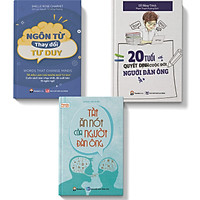 Sách - Combo 3 cuốn Ngôn từ thay đổi tư duy Tài ăn nói của người đàn ông 20 Tuổi quyết định cuộc đời người đàn ông